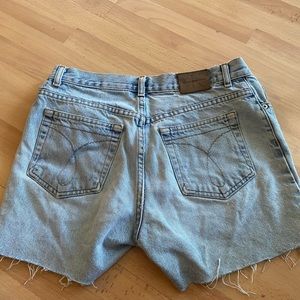 Calvin Klein Jean Shorts Size 8 Light Washed